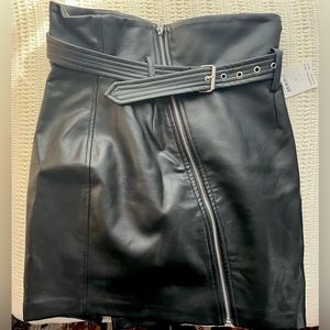 Blank NYC faux leather skirt